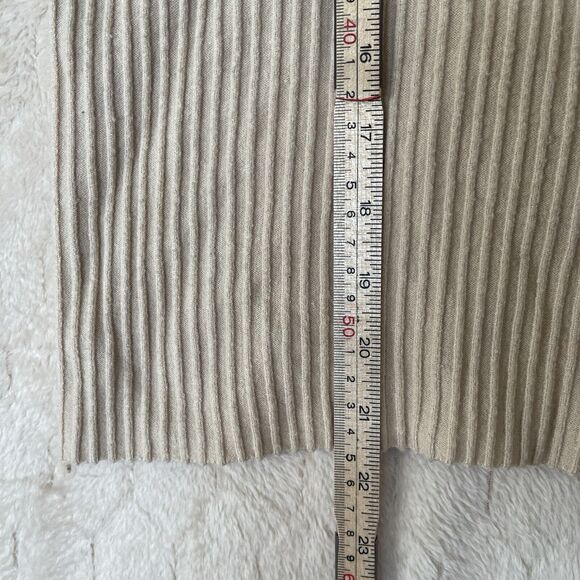House of Harlow 1960 X Revolve Sweater Women's XS Ribbed Knit Pullover Beige - Picture 6 of 9